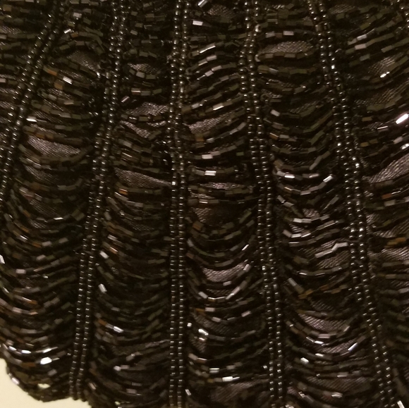 Beaded evening bag with beaded handle - Picture 6 of 6